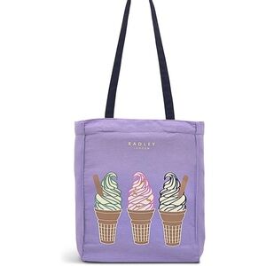 Radley London Radley Pierside Lavender Tote with Ice Cream Design